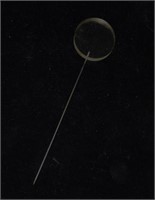 Vintage Round Clear Lucite Hatpin Stickpin