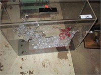 SANTA CLAUS SLED IN PLASTIC CASE