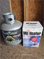 Mr. Heater Propane Radiant Heater + Propane Tank