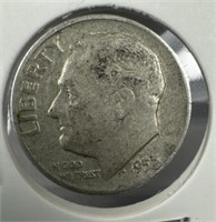 1952-D Silver Roosevelt Dime