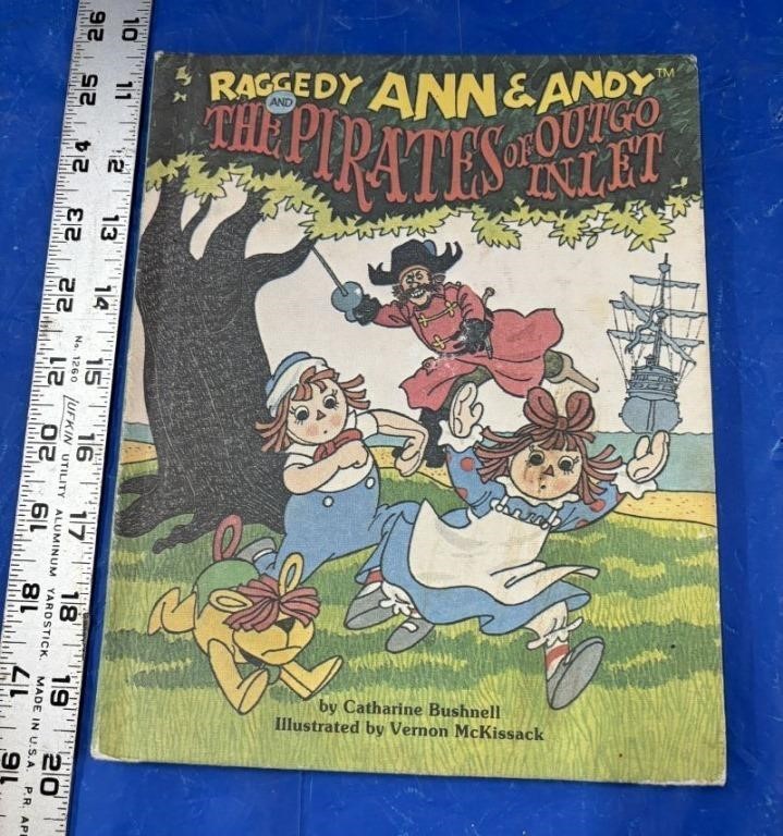 Vintage Raggedy Ann & Andy Hardback Book