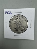 1936 Silver Walking Liberty Half Dollar