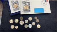 2000-P&D Golden Dollar Coin Set & 14 Different
