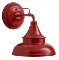 11 In. Colonial Red Barn Light Outdoor Wall Mount