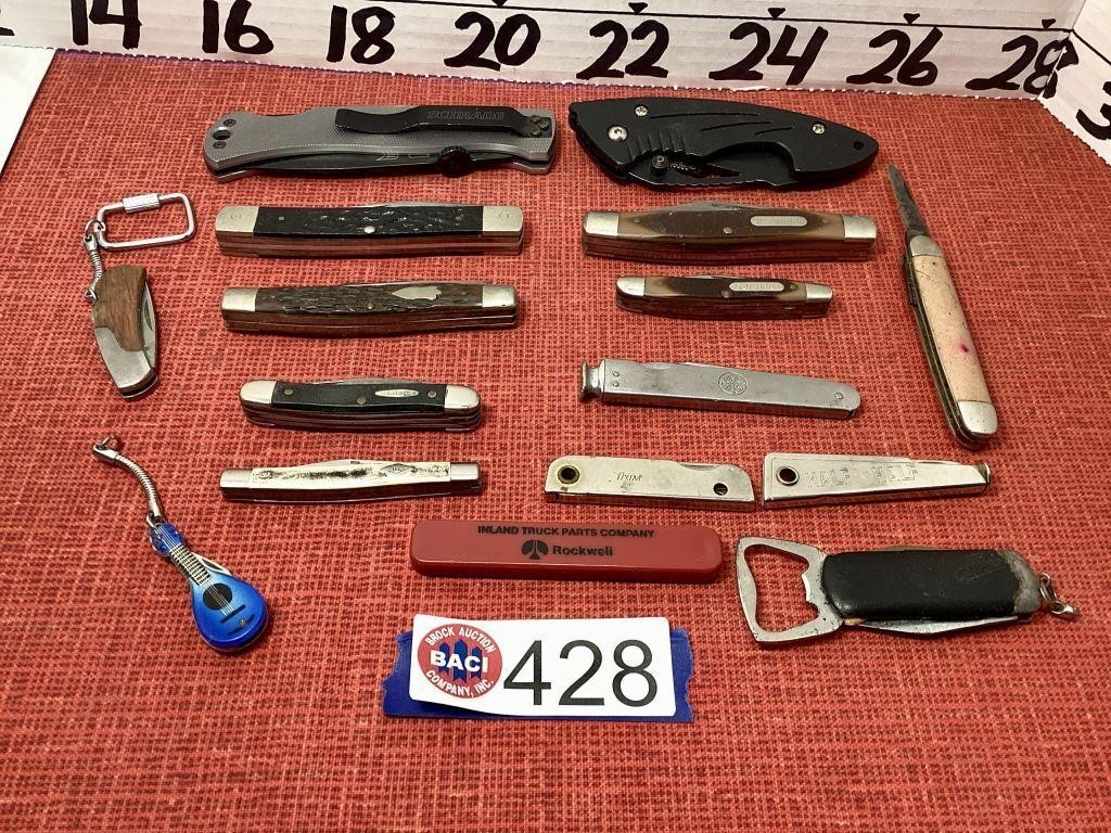 Vintage pocket knife lot, Robeson, Trim, Ranger,