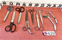 Vintage scissors:medical, sewing, barber & more