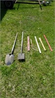 YD 7pc Level Garden tools Gm ruler Shovel