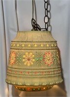 (FG) Vintage Lawnware Patio Swag Hanging Lamp