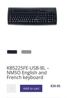 KBS225FE-USB-BL – NMSO English and French