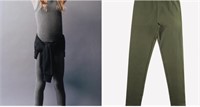 2 x Zara Kids Sz 3/4 yrs Leggings Ribbed Grey &
