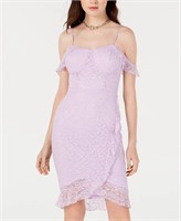 $64.50 Size Medium  Ruffled Lace Bodycon Dress