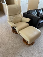 Leather Swivel Chair/Ottoman-Stressless