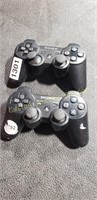 2 PLAYSTATION CONTROLLERS