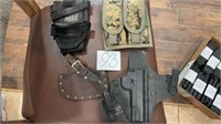 Gun holsters, ammunition holsters