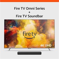 Amazon Fire TV Omni 65 with Fire TV Soundbar