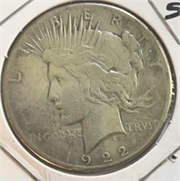 1922S Peace Dollar