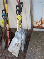 4 Scoop Shovels Located 8415 Hearns Pond Road