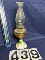Old Oil lamp w/White base