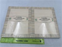 NEW Lot of 2- Geographics Geo Paper Letterhead