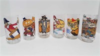 6 RETRO MCDONALDS GLASSES