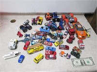 Large Lot of Toy & Die-Cast Cars & Vehicles
