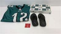 #12 Eagles jersey size 3XL and checkers. With a