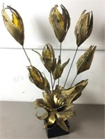 Brutalist Bijan Mid Century Brass Sculpture