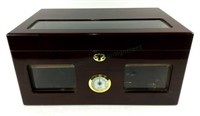 Wood Cigar Humidor Box W/ Cigars