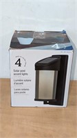 4 pack Solar Post Accent Lights