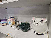 5 piggy banks