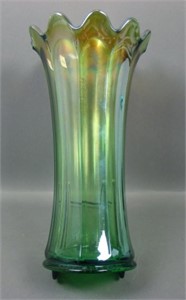 N'Wood Green Wide Panel Mid Size Vase