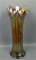 N'Wood Purple Thin Rib Mid Size Vase