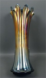 N'Wood Blue Thin Rib Mid Size Vase