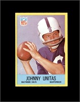 1967 Philadelphia #23 Johnny Unitas EX to EX-MT+