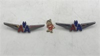 Vintage Genie Pendant Charm & 2 American Airlines