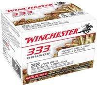 Winchester Ammo 22LR333HP USA  22 LR 36 gr Copper