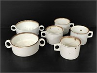 Dansk Designs Denmark pottery bowls & mugs