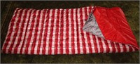 Red And Pink Twin Size Sleeping Bag.