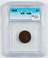 1865  Indian Head Cent   ICG VG-8