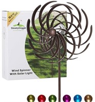 Used- Solar Wind Spinner Willow Leaves 155cm