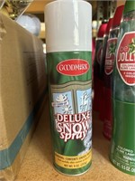 4 cans deluxe snow spray