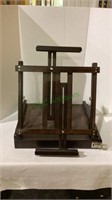 Great wooden collapsible portable easel with pull