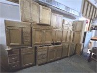 Set of Upper & Lower Kitchen Cabinets Z6A