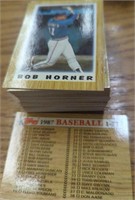 1987 Topps baseball mini card set complete