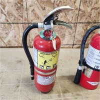 12" high Charged Fire Extinguisher