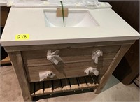 2-drawer bathroom sink