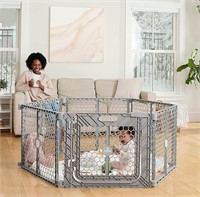 Plastic 192-Inch Super Wide Adjustable Baby Gate