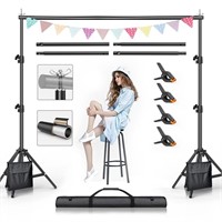 BEIYANG Backdrop Stand, 7.5 FT x 10 FT