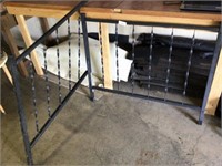 2 pcs Metal railing - 36 in step railing, 45 in