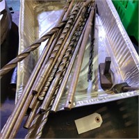 ASSORTED LONG DRILL BITS